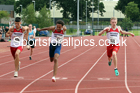 Mens and Boys 100 metres, 2021 North Eastern Track and Field Champs., Middesbrough. Photo: David T. Hewitson/Sports for All Pics